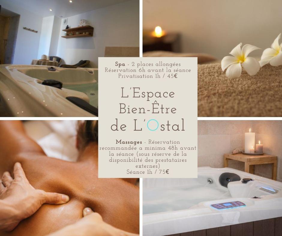 L'Ostal - Bed & Breakfast - Chambres Et Suites De 25 A 40M2 - Spa Saint-Hilaire-dʼOzilhan Екстериор снимка
