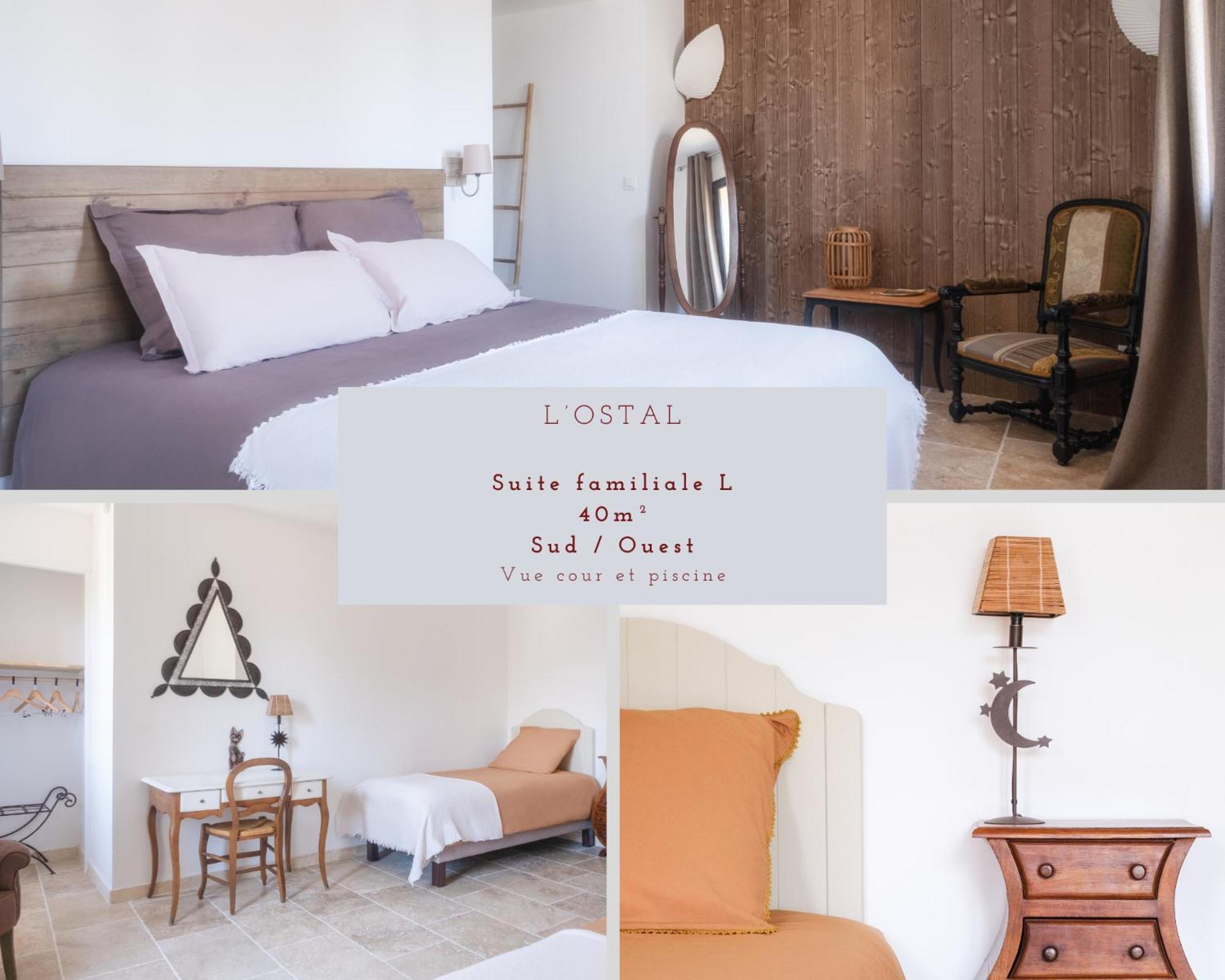 L'Ostal - Bed & Breakfast - Chambres Et Suites De 25 A 40M2 - Spa Saint-Hilaire-dʼOzilhan Екстериор снимка